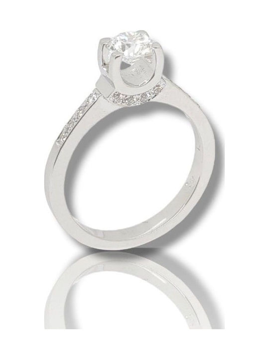 Mentzos Single Stone with Diamond