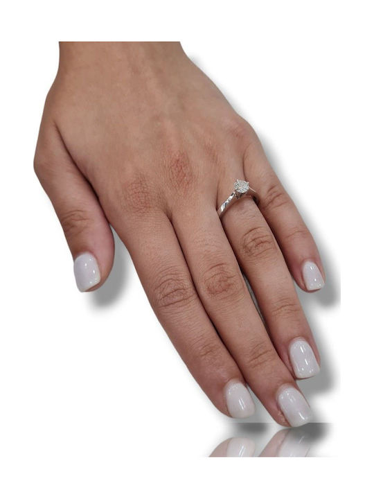 Mentzos Single Stone with Diamond