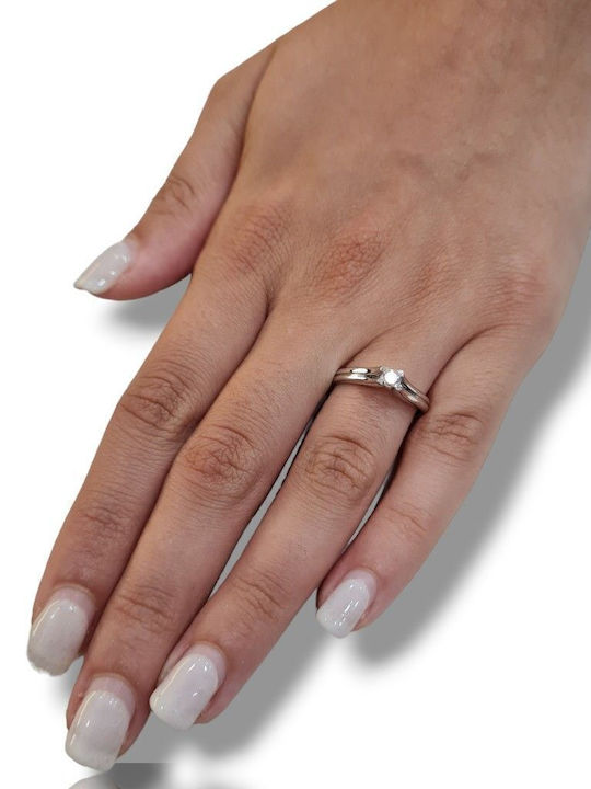 Mentzos Single Stone with Diamond