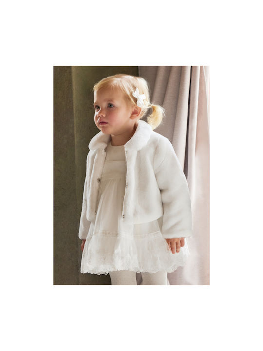 Abel & Lula Girls Coat Beige with Ηood