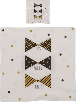 Party Napkins White 33x33cm. 20pcs