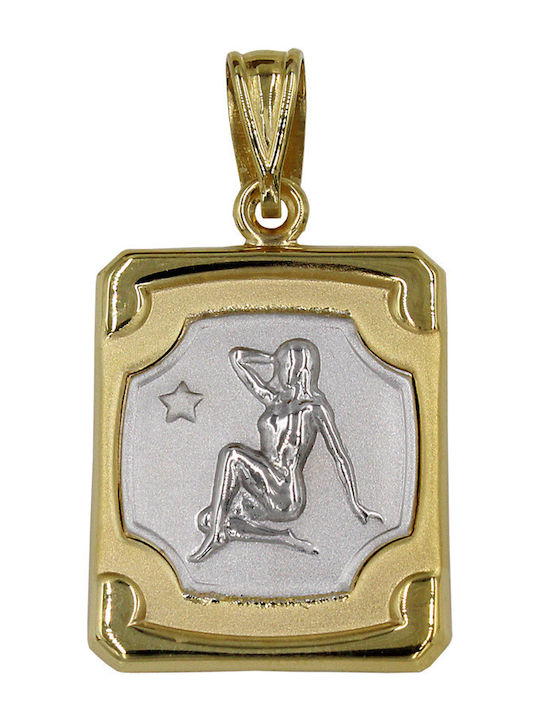 Roloi Kaliamanis Anhänger Kinder Amulett mit Kette aus Gold 14K ZF1001