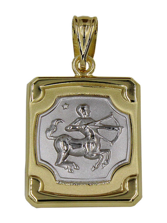 Roloi Kaliamanis Anhänger Kinder Amulett mit Kette aus Gold 14K ZF1001