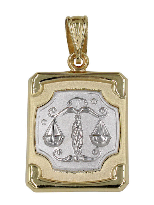 Roloi Kaliamanis Anhänger Kinder Amulett mit Kette aus Gold 14K ZF1001