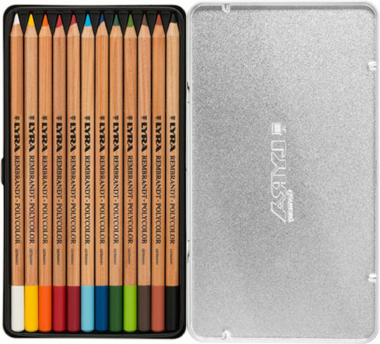 Lyra REMBRANDT POLYCOLOR Farbstift-Set in einer Box 12Stück Packung von 1 Verpackungen