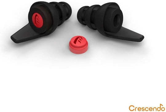 Crescendo Moto Pro Ohrstöpsel in Rot Farbe PR-2391 2Stück