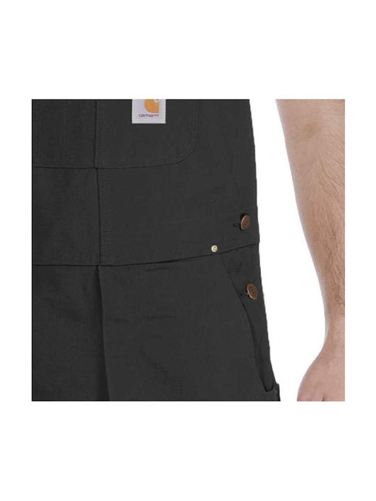 Carhartt Bib Overall Arbeitsanzug Latzhosen Baumwolle Schwarz