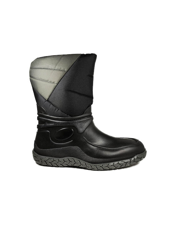G&G Work Wellies with Fur Black
