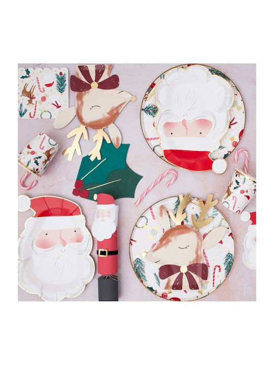 Meri Meri Christmas Paper Plate Ornament L21.5xW21.5xH21.5cm