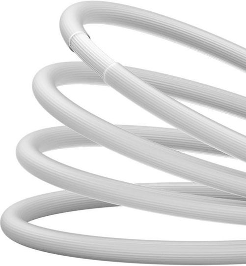 Baseus CoolPlay USB 2.0 Cable USB-C male - USB-C 100W White 1m (CAKW000202)