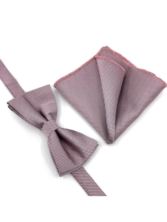 Legend Accessories Bow Tie Set with Pochette Purple