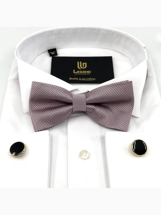 Legend Accessories Bow Tie Set with Pochette Purple