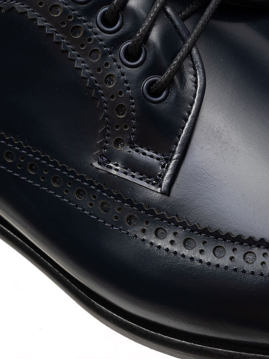 Δερμάτινα Ανδρικά Oxfords Μπλε