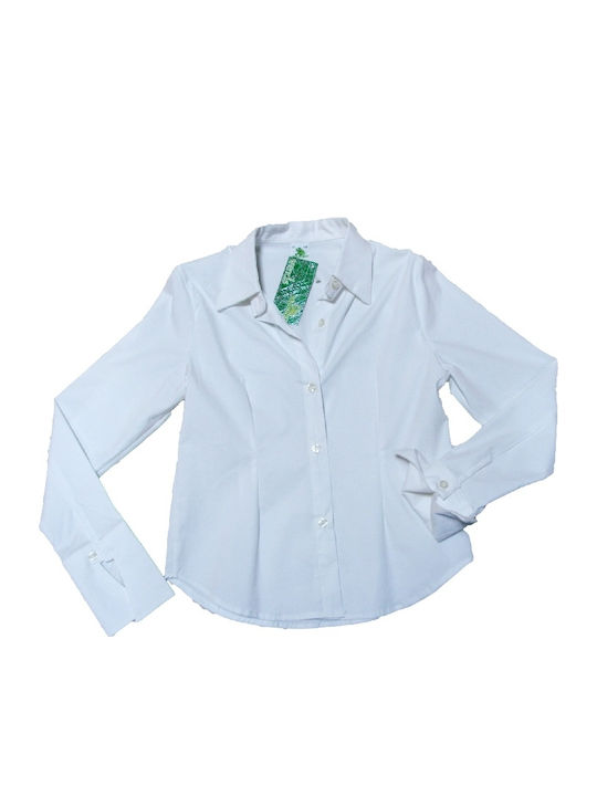 Kids Shirt Short Sleeve White