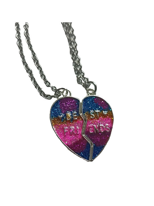 Tatu Moyo Silver Chain Kids Necklaces Heart SALI1525