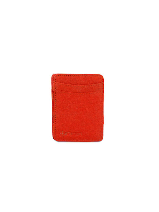 Hunterson Magic Ανδρικό Πορτοφόλι με RFID Κόκκινο