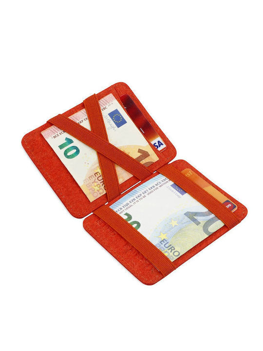 Magic Ανδρικό Πορτοφόλι με RFID Κόκκινο