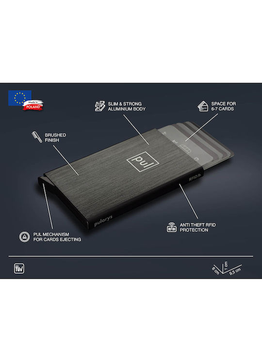 Ανδρικό Πορτοφόλι με RFID Μαύρο