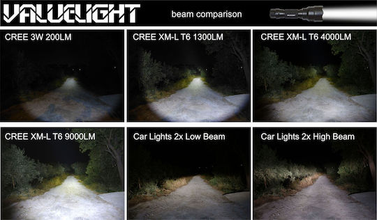 Diving Safety Light LED with Brightness 400lm for Maximum Depth 60m