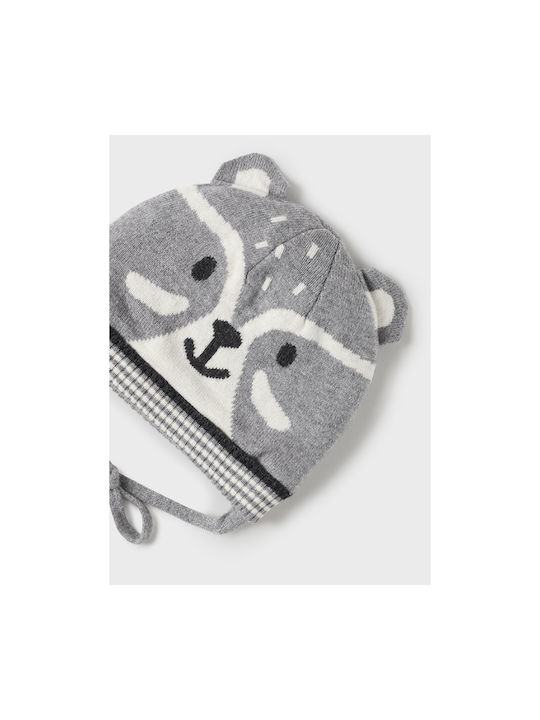 Mayoral Kids Beanie Knitted Gray