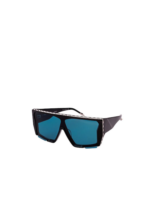 Dita Sunglasses with Black Plastic Frame and Black Lens DTS429-01-78