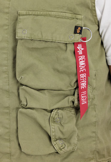 Alpha Industries Vestă de Vânătoare Kaki 136113-11