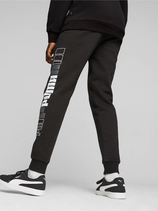 Puma Men's Sweatpants with Rubber Black