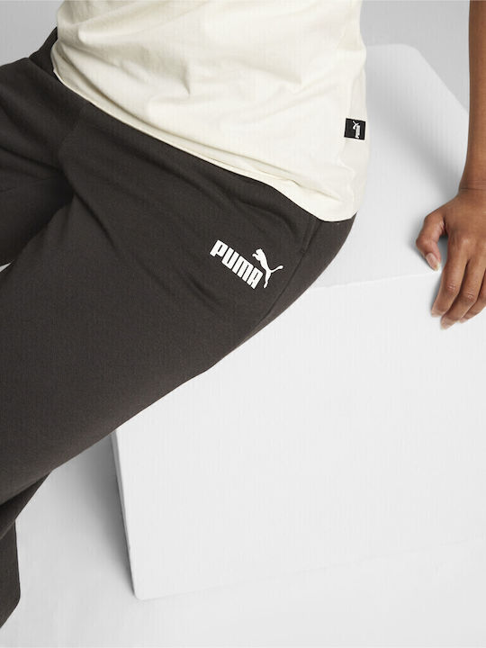 Logo Jogginghose Vlies Schwarz