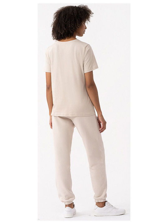 4F Damen-Sweatpants Beige