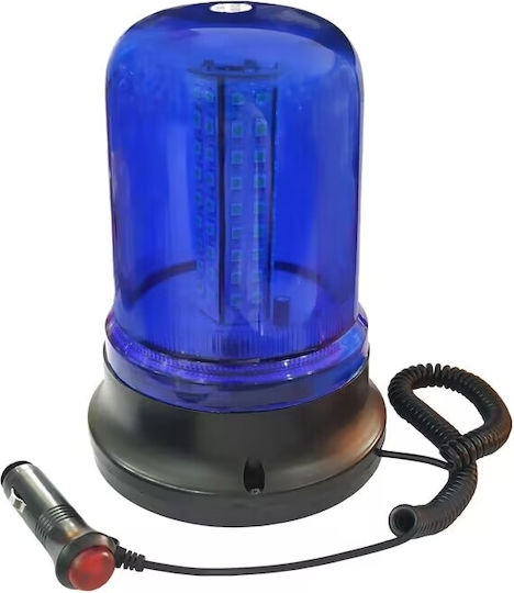 Carman Φάρος Αυτοκινήτου LED 12V 15.5cm με Μπλε Φωτισμό