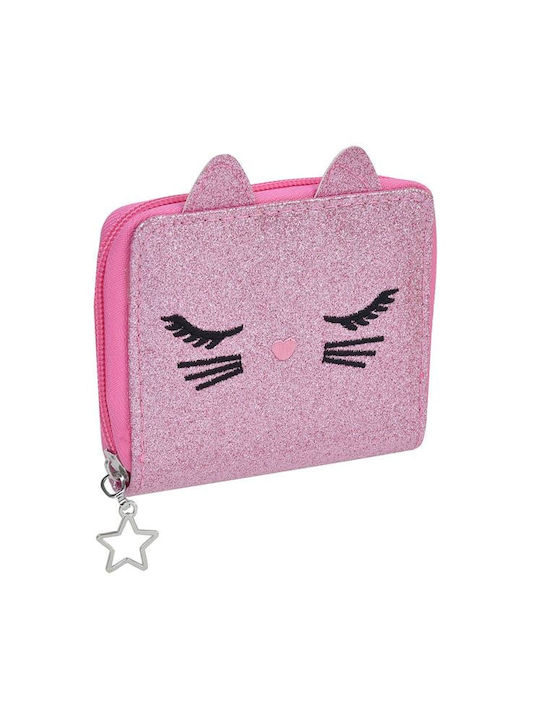 Tatu Moyo Wallet for Girls with Zipper Pink 1221307