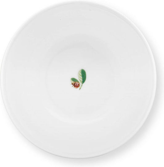 PiP Studio LA MAJORELLE Cereal Serving Bowl Round made of Porcelain Yellow with Diameter 12cm