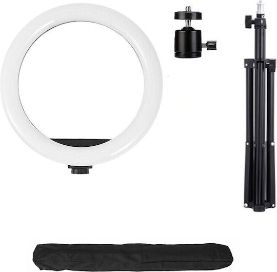 Technovo RGB Ringlicht 56cm und Halterung für Handy