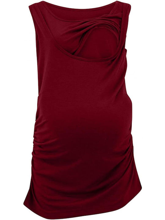 Queen Mother Maternity Top Red