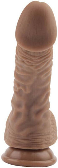 Chisa Novelties Dildo Dildo realist cu Testicule și Ventuză 19.5cm