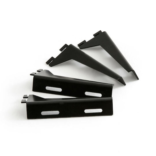 Am.Pm Set von 4 Regalarme Dexion Schwarz B13xT5cm