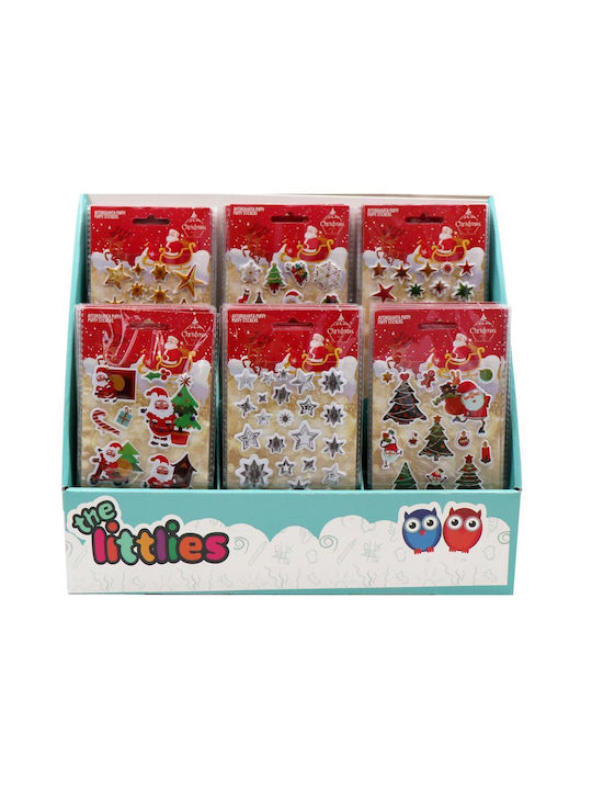 Diakakis Puffy Christmas Stickers 10x22cm