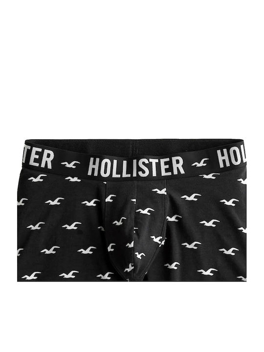 Hollister Herren Boxershorts Schwarz mit Mustern 1Packung