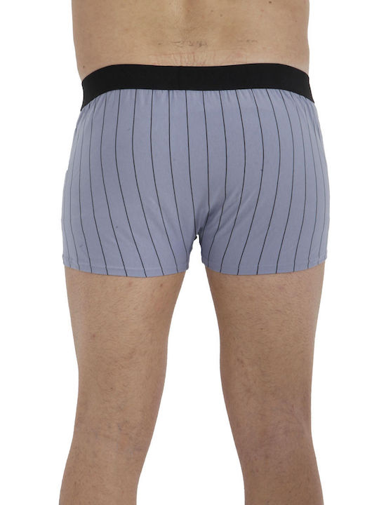 Hanro Men's Boxer Blue with Patterns