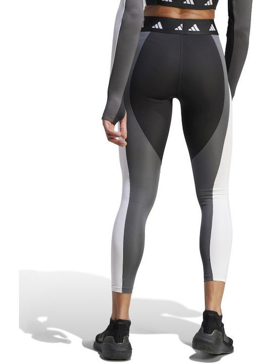 Colorblock Training Γυναικείο Cropped Κολάν Γκρι