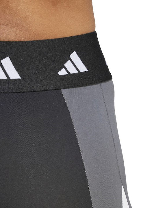 Colorblock Training Γυναικείο Cropped Κολάν Γκρι