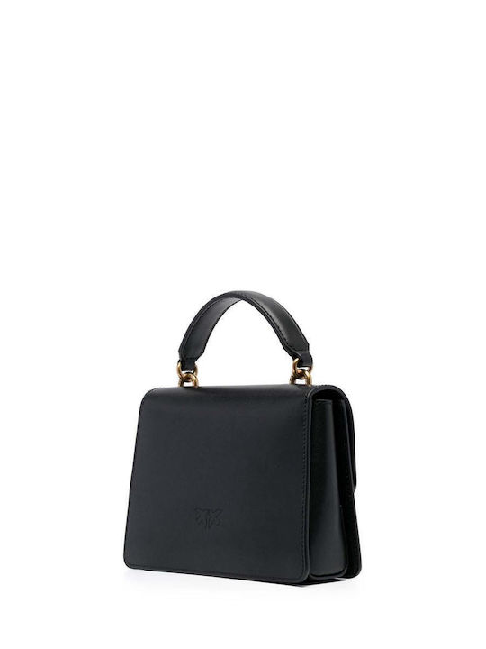 Love One Top Leather Women's Bag Handbag Black