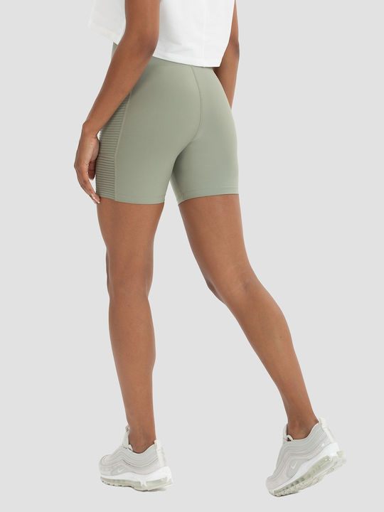 Superstacy Women's Training Legging Shorts High Waisted Green