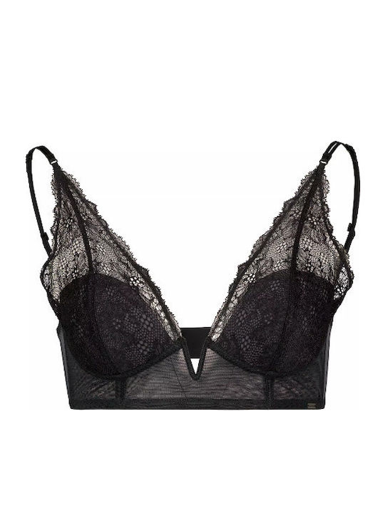 Calvin Klein Bralette Σουτιέν Μαύρο