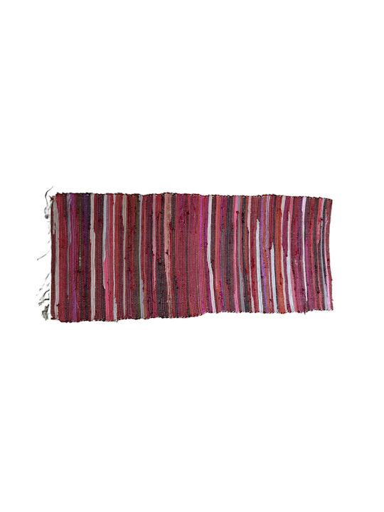 Sidirela Fiesta E-1933kf Rug Rectangular with Fringes Fuchsia / Orange