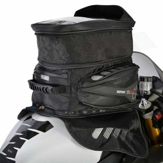Oxford M40R Tank Bag - Black Motorcycle Tank Bag Magnetic 40lt