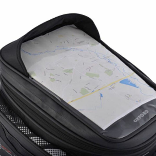 Oxford M40R Tank Bag - Black Motorcycle Tank Bag Magnetic 40lt