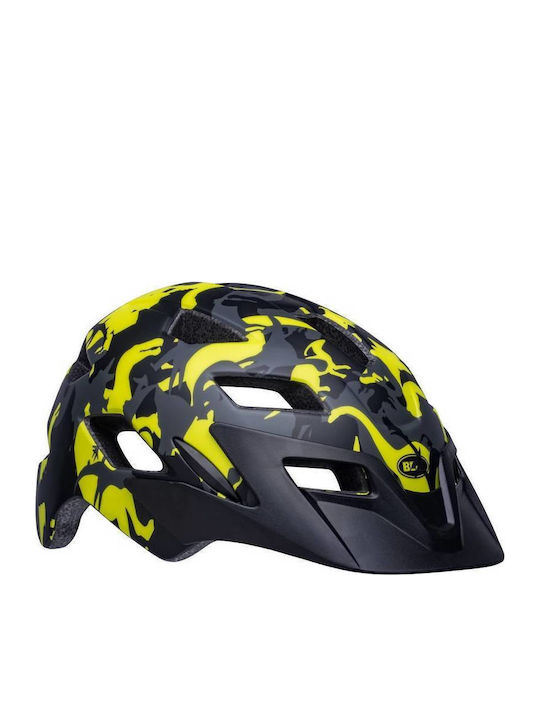 Bell Sidetrack Kinderfahrrad- / Rollerhelm für Bergfahrrad Mat Gelbe Cmosrus