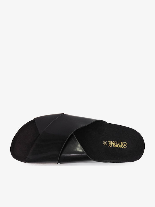 Women's Flat Sandals Flatforms in Black Color