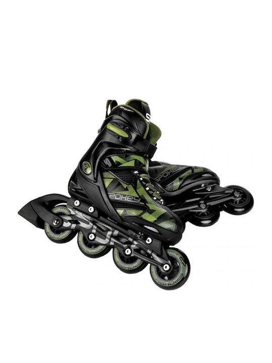 Spokey Makan 929324 Inline Rollers Schwarz Schwarz/Grün Erwachsene/Kinder